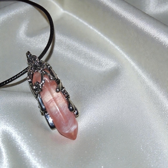 fittagains Jewelry - Elegant Pink Crystal Pendant Necklace